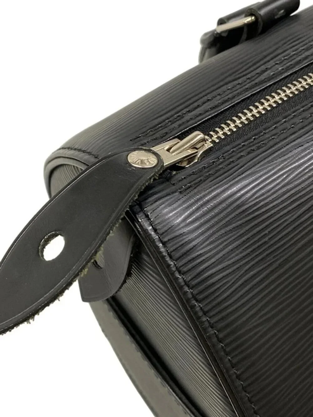 LOUIS VUITTON Speedy 30 M59222 Noir Silver Hardware Epi SP1039 Handbag